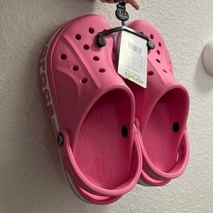 Pink Bayaband Crocs